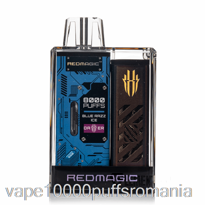 Vape Romania Redmagic Dagger 8000 De Unica Folosinta Blue Razz Ice
